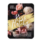 Zwarte Gold Workshop Magneet (Verticaal)