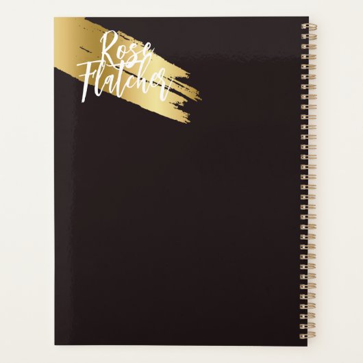 Zwarte Gold Workshop Planner (Achterkant)