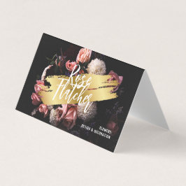 Zwarte Gold Workshop Visitekaartje