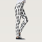 Zwarte golven leggings (Rechts)