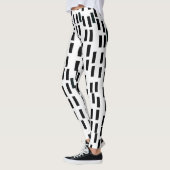 Zwarte golven leggings (Links)