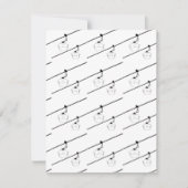 Zwarte gondels vakantiepas. feestdagenkaart (Voorkant)