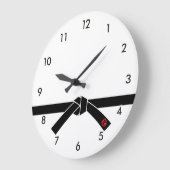 Zwarte gordel, 黒, 武 grote klok (Hoek)