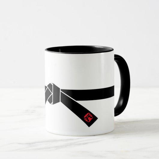 Zwarte gordel, 黒, 武 mok (Voorkant rechts)