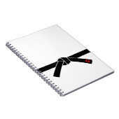 Zwarte gordel, 黒, 武 notitieboek (Rechterzijde)