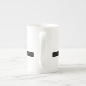 Zwarte gordel, 黒, 武 porselein kop (Achterkant)