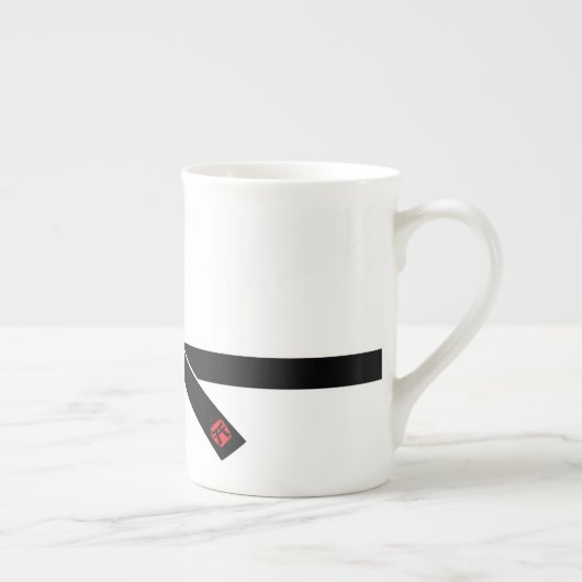 Zwarte gordel, 黒, 武 porselein kop (Rechts)