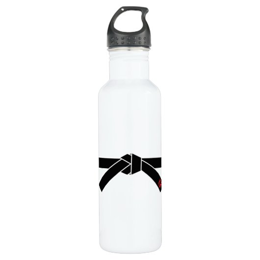 Zwarte gordel, 黒, 武 waterfles  (Voorkant)