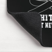 Zwarte gordel en witte gordel geven nooit de krijg muismat (Hoek)