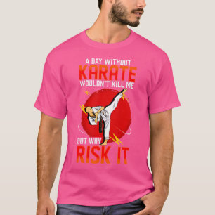 Zwarte gordel Karate T-shirt