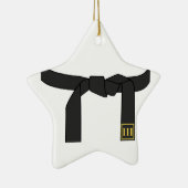 Zwarte gordel keramisch ornament (Rechts)