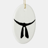 Zwarte gordel keramisch ornament (Rechts)