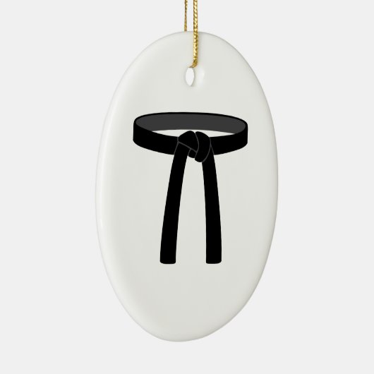 Zwarte gordel keramisch ornament (Rechts)