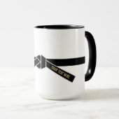 zwarte gordel (Kuro-obi) Mok (Voorkant rechts)