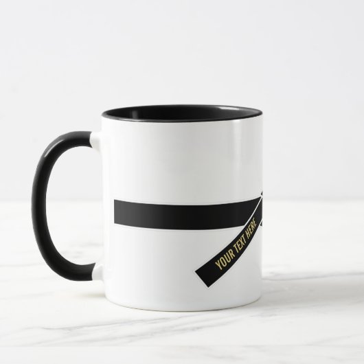 zwarte gordel (Kuro-obi) Mok (Links)