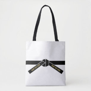  zwarte gordel (Kuro-obi) Tote Bag