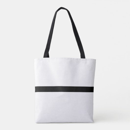  zwarte gordel (Kuro-obi) Tote Bag (Achterkant)