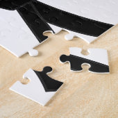 Zwarte gordel legpuzzel (Zijkant)