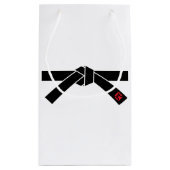 Zwarte gordel, martial Arts Klein Cadeauzakje (Achterkant)