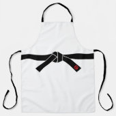 Zwarte gordel, martial Arts Schort (Voorkant)