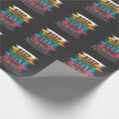 Zwarte gordel — Martiale kunst — Karate TaeKwonDo Cadeaupapier (Hoek)