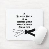 Zwarte gordel muismat (Met muis)