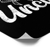 Zwarte gordel Oom Karate Oom Trots Karate Oom Poster (Hoek)