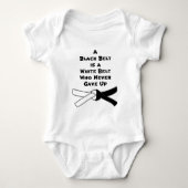 Zwarte gordel romper (Voorkant)