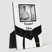 Zwarte gordel voor krijtkunst van 1 graad fotoplaat (Zijkant)