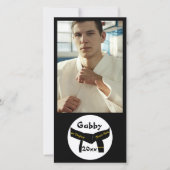 Zwarte gordel voor martial Arts First Graf Aankondiging (Voorkant)