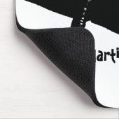 Zwarte gordel voor Martial Arts Muismat (Hoek)