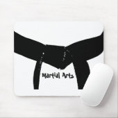 Zwarte gordel voor Martial Arts Muismat (Met muis)