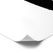 Zwarte gordel voor Martial Arts Poster (Hoek)