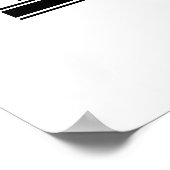 Zwarte gordel voor Martial Arts Poster (Hoek)