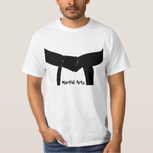 Zwarte gordel voor Martial Arts T-shirt