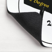 Zwarte gordel voor martiumarts, derde graad muismat (Hoek)