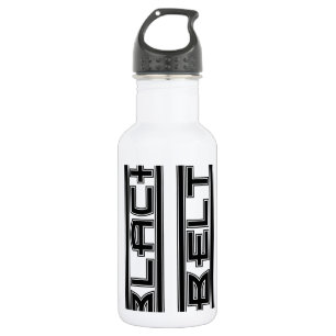 Zwarte gordel voor martiumarts waterfles