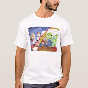 Zwarte gordelbandkracht door Heitz T-shirt