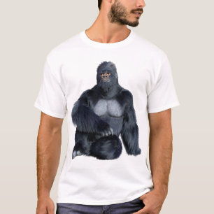 Zwarte Gorilla Aap T-shirt