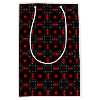 Zwarte Goth patroon Medium Cadeauzakje