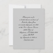 Zwarte Gothic en diamant Kaart (Achterkant)