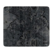 Zwarte Gothic Natuur Stone Natural Snijplank (Voorkant)