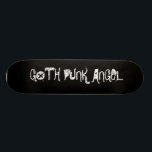 ZWARTE GOTHIC PUNK ANGEL SKATEBOARD<br><div class="desc">IN COOL SCHRIJVEN</div>