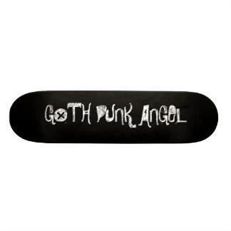 ZWARTE GOTHIC PUNK ANGEL SKATEBOARD