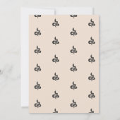 Zwarte Gothic Snake Verjaardagsfeestje Uitnodigen Kaart (Achterkant)