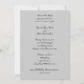 Zwarte Gothic van de Zijde en de Parcenten Save The Date (Achterkant)