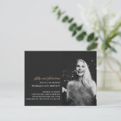 Zwarte Goud 50 en Fabulous Art Deco Foto 50ste Briefkaart (Staand voorkant)