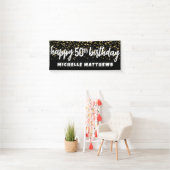 Zwarte Goud 50ste Verjaardag Spandoek (Insitu)