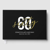 Zwarte Goud 60e Verjaardag Gastenboek (Voorkant)