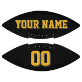 ZWARTE GOUD EN CHARCOAL GRIJS Football (Panelen)